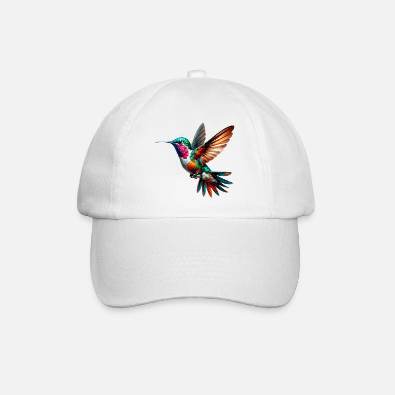 Kolibri - Baseballkappe - Weiß/Weiß
