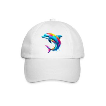 Dolphin - Baseball Cap - white/white - Front