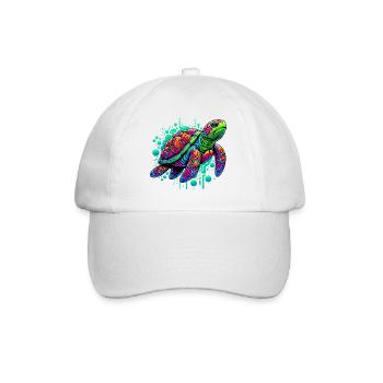 Turtle - Baseball Cap - white/white - Front