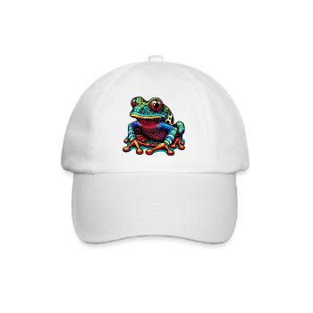 Grenouille - Casquette classique - blanc/blanc - Devant