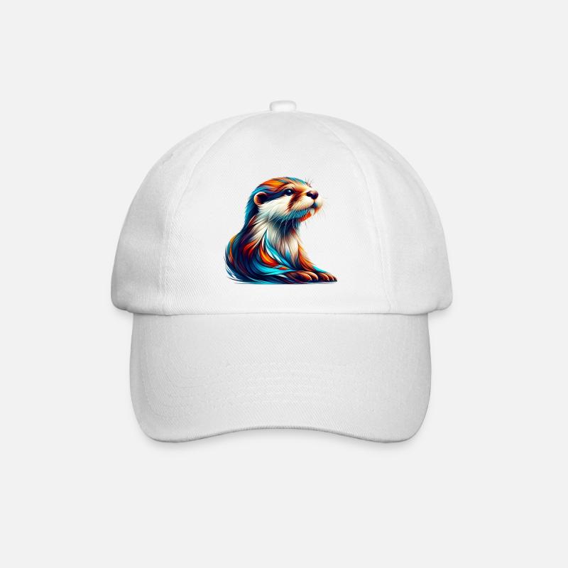 Otter - Baseballkappe - Weiß/Weiß