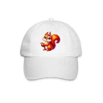 Squirrel - Baseball Cap - white/white - Front