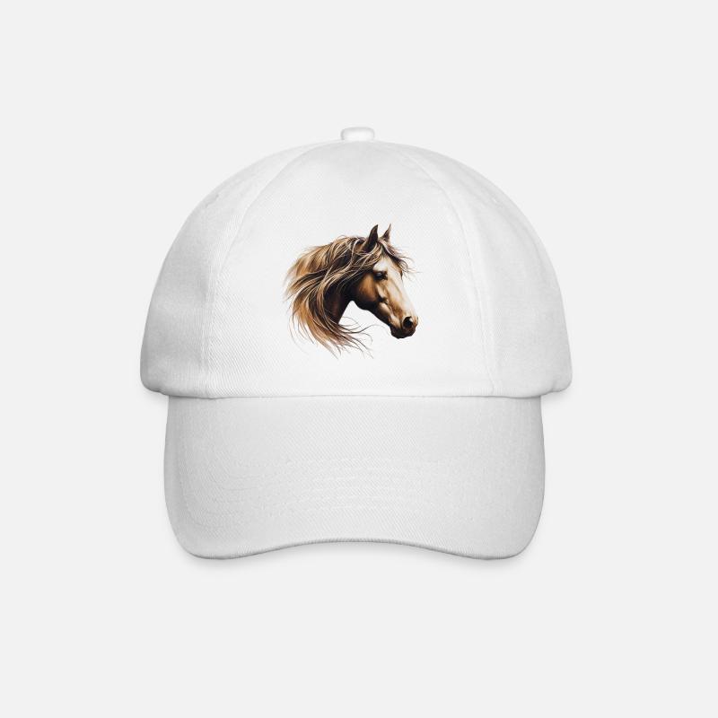 Cheval - Casquette classique - blanc/blanc