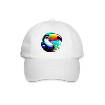 Toucan - Baseball Cap - white/white - Front