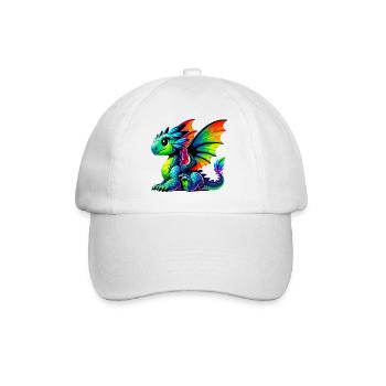 Dragon - Baseball Cap - white/white - Front