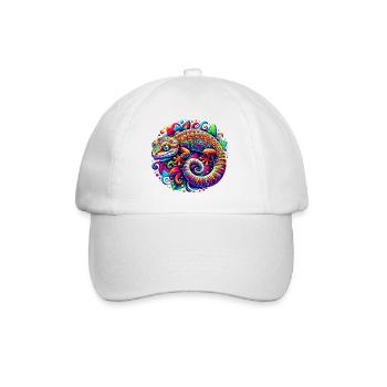 Gecko - Baseball Cap - white/white - Front