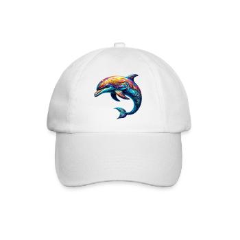 Dolphin - Baseball Cap - white/white - Front