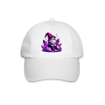 Gnom - Baseballkappe - Weiß/Weiß - Vorne