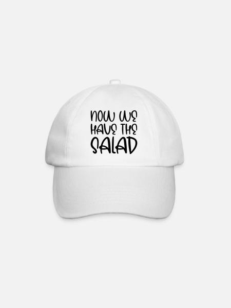 Now we have the salad - Baseballkappe - Weiß/Weiß