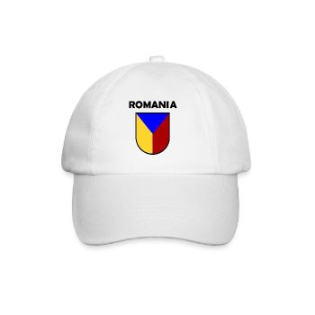 Rumänien im Süden Europas - Baseballkappe - Weiß/Weiß - Vorne