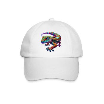 Gecko - Baseball Cap - white/white - Front