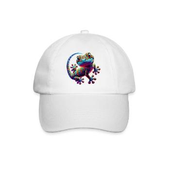 Gecko - Casquette classique - blanc/blanc - Devant