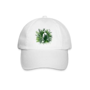 Chuchoteur de plantes - Casquette classique - blanc/blanc - Devant