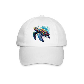 Turtle - Baseball Cap - white/white - Front