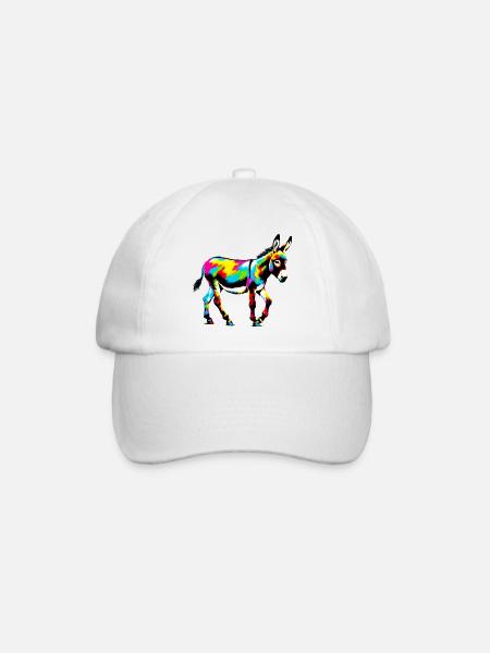 Donkey Mule - Baseball Cap - white/white