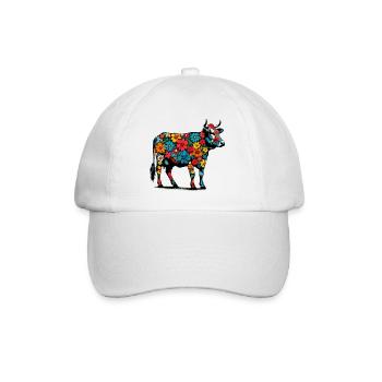 Vache - Casquette classique - blanc/blanc - Devant