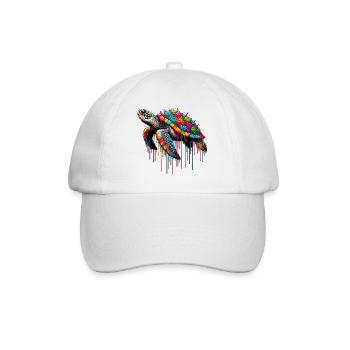 Turtle - Baseball Cap - white/white - Front