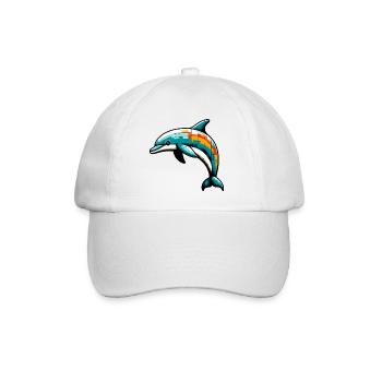 Dolphin - Baseball Cap - white/white - Front