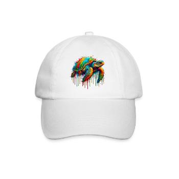 Turtle - Baseball Cap - white/white - Front