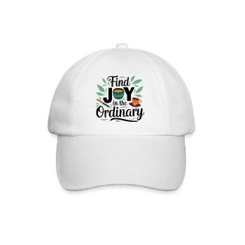 Find Joy in the Ordinary - Baseball Cap - white/white - Front