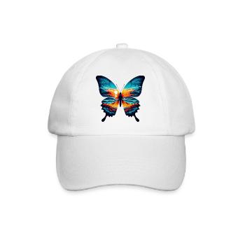 Butterfly - Baseball Cap - white/white - Front
