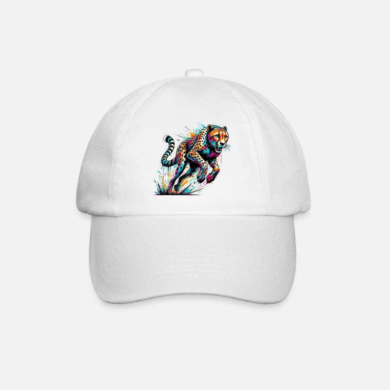 Gepard - Baseballkappe - Weiß/Weiß