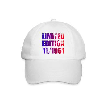 63e anniversaire Edition limitée 11/1961 - Casquette classique - blanc/blanc - Devant