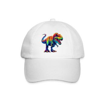 Dinosaurier - Baseballkappe - Weiß/Weiß - Vorne