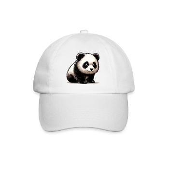 Panda - Casquette classique - blanc/blanc - Devant
