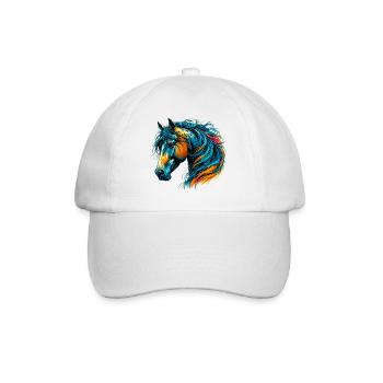 Cheval - Casquette classique - blanc/blanc - Devant