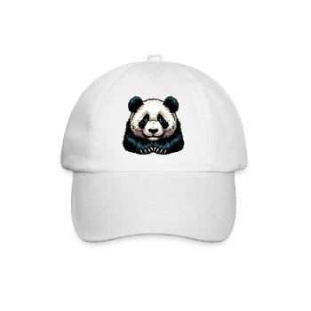 Panda - Baseballkappe - Weiß/Weiß - Vorne