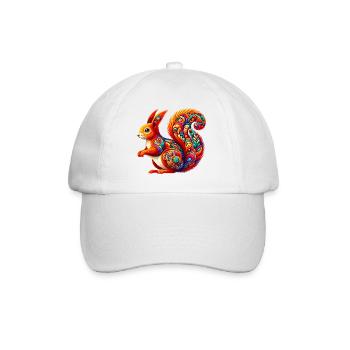 Squirrel - Baseball Cap - white/white - Front