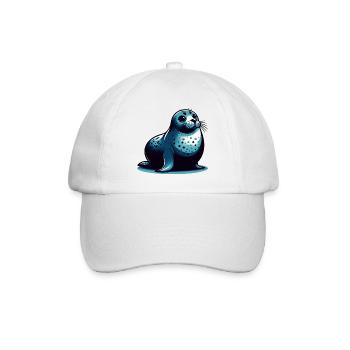 Seal - Baseball Cap - white/white - Front