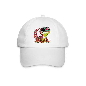 Gecko - Baseballkappe - Weiß/Weiß - Vorne