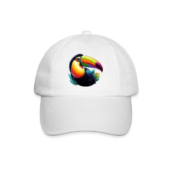 Tukan - Baseballkappe - Weiß/Weiß - Vorne