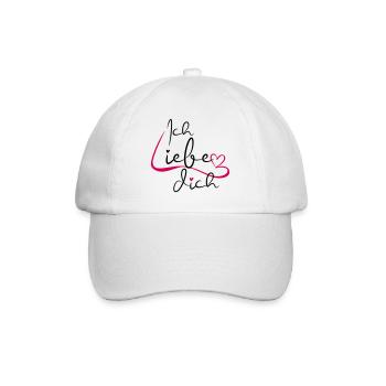 I Love You Scripture - Baseball Cap - white/white - Front