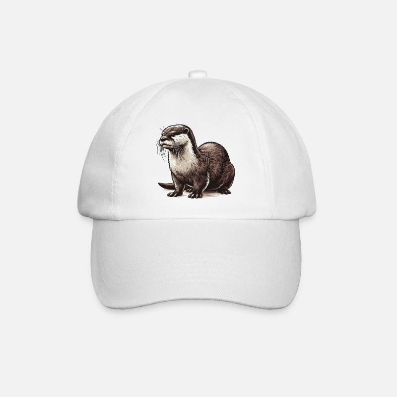 Loutre - Casquette classique - blanc/blanc