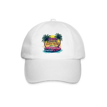 Denglisch Du bringst mich auf die Palme Funny - Baseballkappe - Weiß/Weiß - Vorne