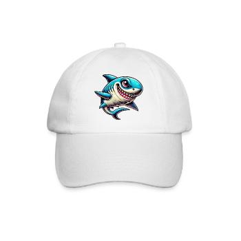 Requin - Casquette classique - blanc/blanc - Devant