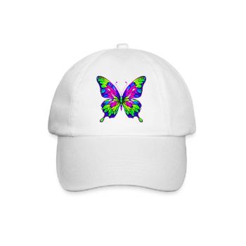 Butterfly - Baseball Cap - white/white - Front