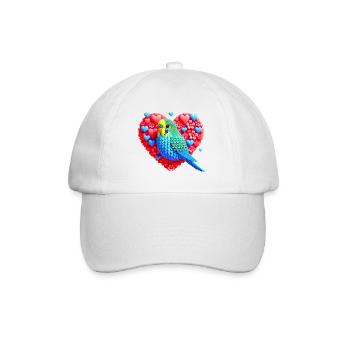 Welliheart (01) - Baseballkappe - Weiß/Weiß - Vorne