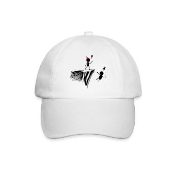 9th Birthday, 9 Year Old Gift, 9 Year Old Humor, 9 Year Old - Baseball Cap - white/white - Front