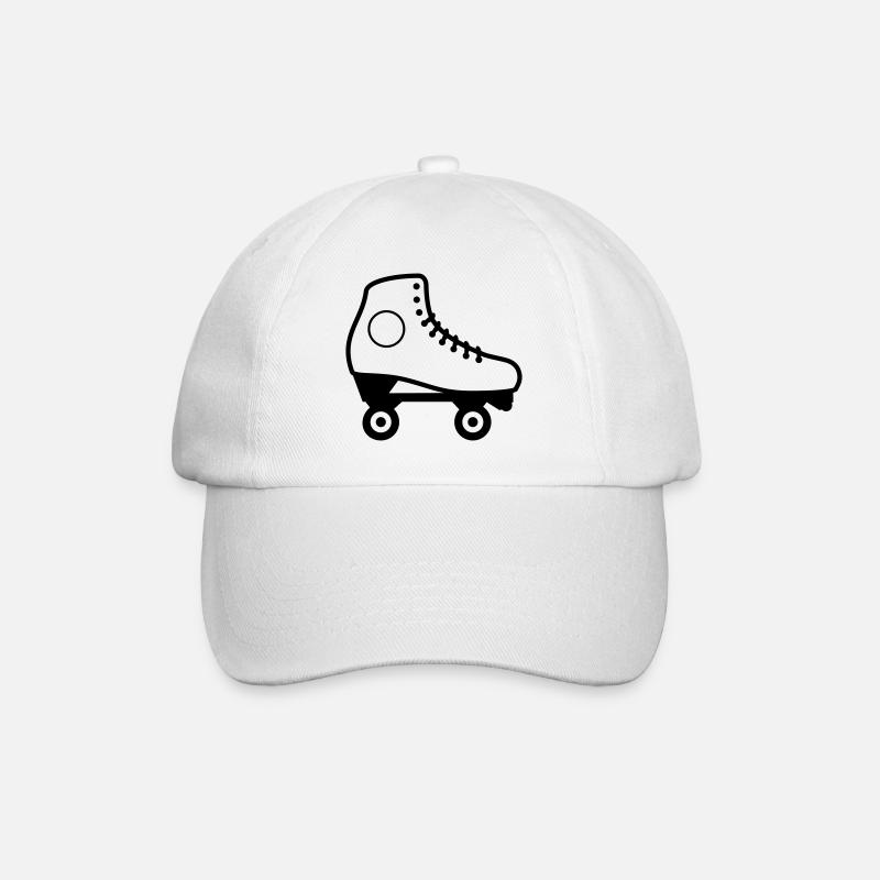Artistic Roller Skate - Baseball Cap - white/white