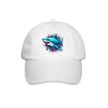 Requin - Casquette classique - blanc/blanc - Devant