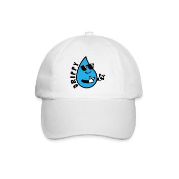Drippy - Baseball Cap - white/white - Front