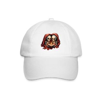 Magical Winter Moments: Two Skeletons - Baseball Cap - white/white - Front