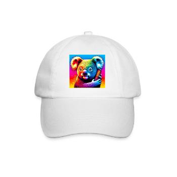 Koala - Baseball Cap - white/white - Front