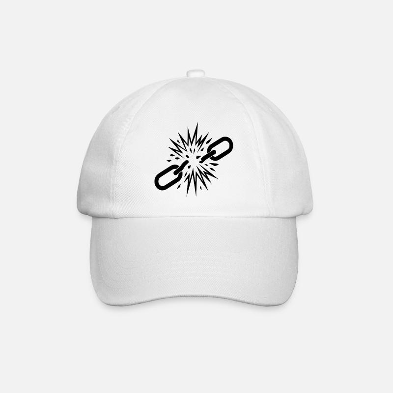 Freedom - Baseball Cap - white/white