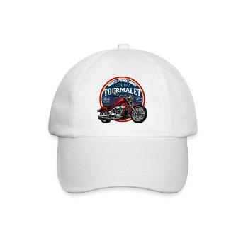 Tourmalet Mountain Bike Badge - Baseball Cap - white/white - Front