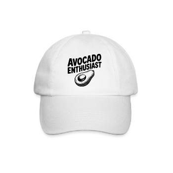 Passionné d’avocat - Casquette classique - blanc/blanc - Devant